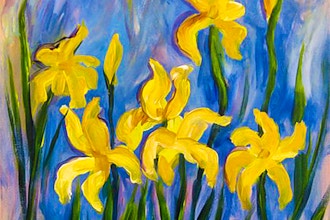 All Ages Welcome: Monet Yellow Irises